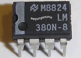 LM380N-8 NATIONAL SEMICONDUCTOR ORIGINAL 8 PIN DIP IC!