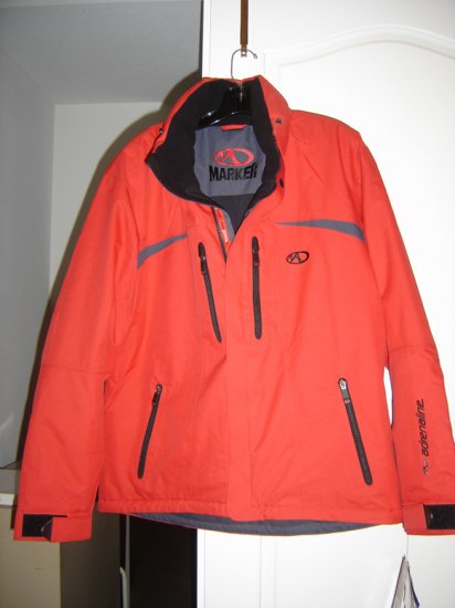 MARKER WARRIOR RED INSULATED JACKET MODEL 8108 MENS LG