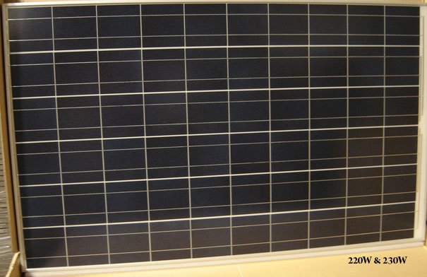 SOLAR PANELS - 230W FACTORY DIRECT - MULTI/MONO CRYSTALLINE HIGHEST QUALITY 20' CONTAINER