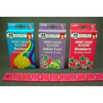 Lot of 144 Packs of 45 Incense Cones