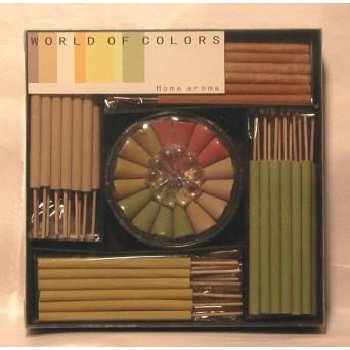 Lot of 12 Packs of 48 Incense Cones/Stick Glass Holder