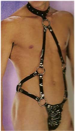 Patent Choker Harness & G-String - Item 620