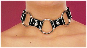 Patent Leather "O Ring" Choker - Item P43