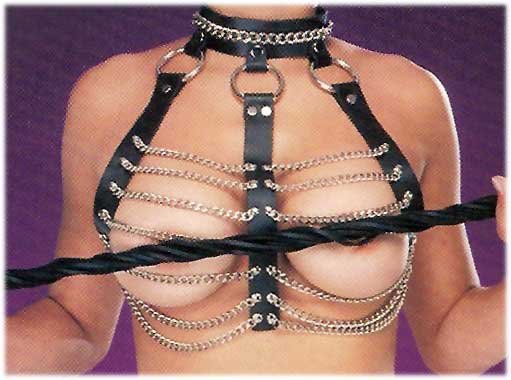 Leather Chain Halter - Item 123