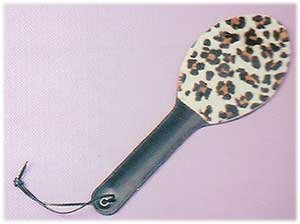 Leopard Leather Paddle - Item L71