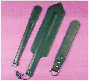 Wide Leather Paddle - Item B73