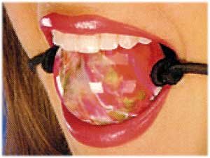 Psychedelic Ball Gag - Item M1P