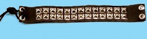Pyramid Lace-Up Armband - Item B237