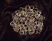 ChainMaille (Jewelry) Supplies~100 Stainless Steel Jump Rings .041g-1/4"ID *FREE WORLDWIDE SHIPPING