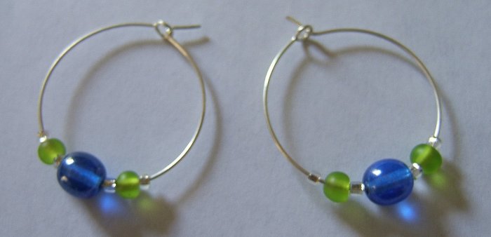 Blue and Green Glass