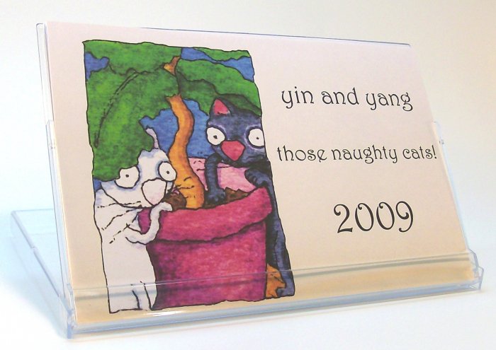 Yin and Yang 2009 Desk Calendar
