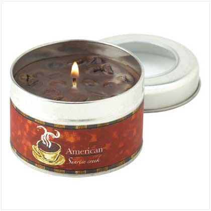 #12801 American Coffee Scent Tin Candle