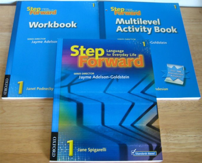 Step Forward 1 Text & Workbook & Activity Book ESL NEW