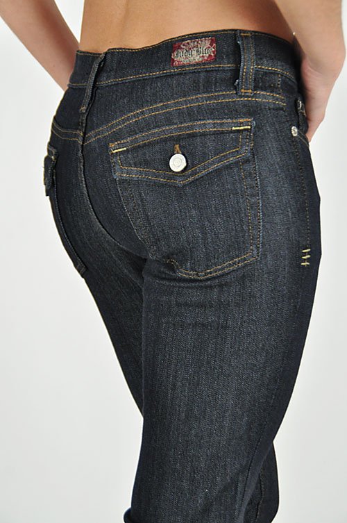 Dark denim skinny jeans