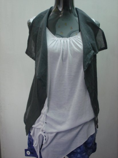 Drop waist blouse