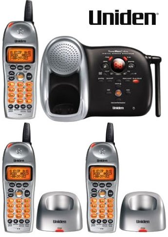 UNIDEN 2.4GHz CORDLESS PHONE w3 HANDSETS