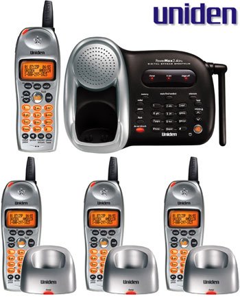 UNIDEN 2.4 GHz CORDLESS PHONE WITH ADDITIONAL HANDSETS