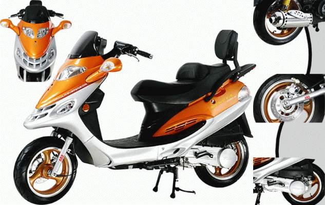 150cc - 4 Stroke Moped - Up to 50 MPH