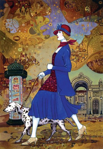 Afternoon Stroll - 500 piece SunsOut puzzle - for Ages 12+