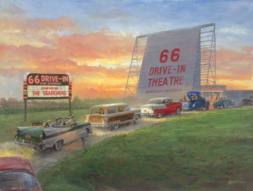 66 Drive In - 500 piece SunsOut puzzle - for Ages 12+