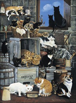 Alley Cats - 1,000 piece SunsOut puzzle - for Ages 12+