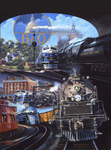 B & O - 1,000 piece SunsOut puzzle - for Ages 12+