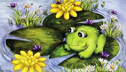 Mr. Frog - 100 piece SunsOut puzzle - for Ages 6+