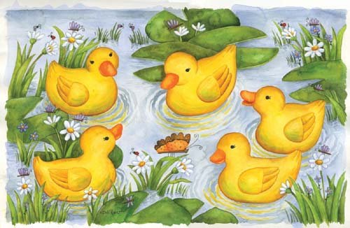 Rubber Duckies - 100 piece SunsOut puzzle - for Ages 6+
