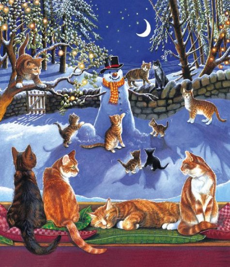 On A Frosty Night - 200 piece SunsOut puzzle - for Ages 7+