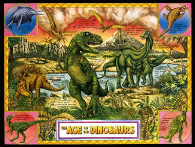 Age of Dinosaurs - 300 piece SunsOut puzzle - for Ages 8+
