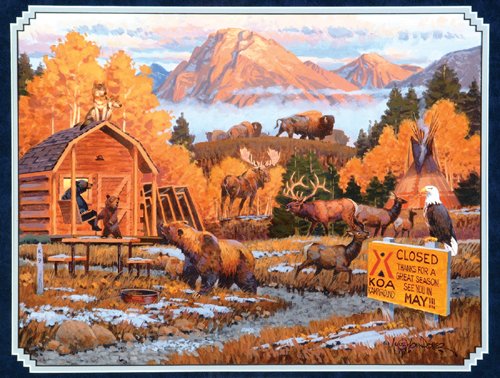 Closed for the Season - 500 piece SunsOut puzzle - for Ages 12+