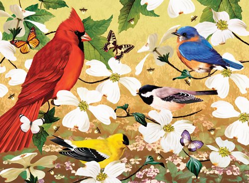 Spring Quartet - 500 piece SunsOut puzzle - for Ages 12+