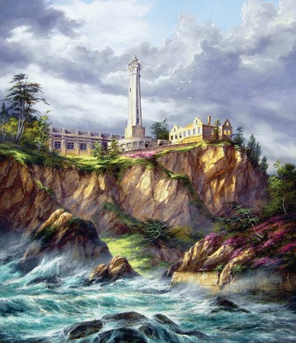 Alcatraz Lighthouse - 550 piece SunsOut puzzle - for Ages 12+