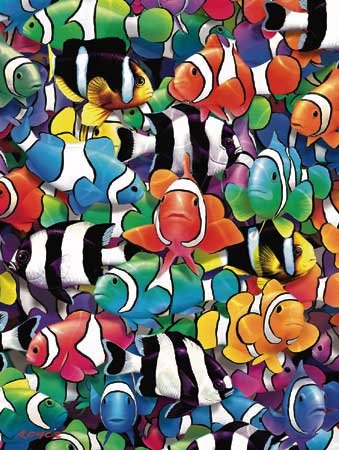 Clown Fish - 550 piece White Mountain puzzle - for Ages 12+