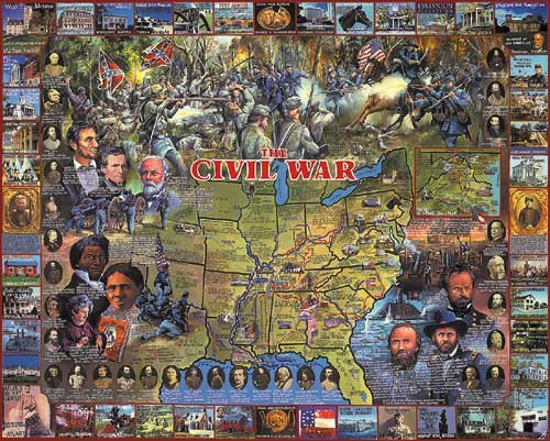 The Civil War - 1,000 piece White Mountain puzzle - for Ages 12+