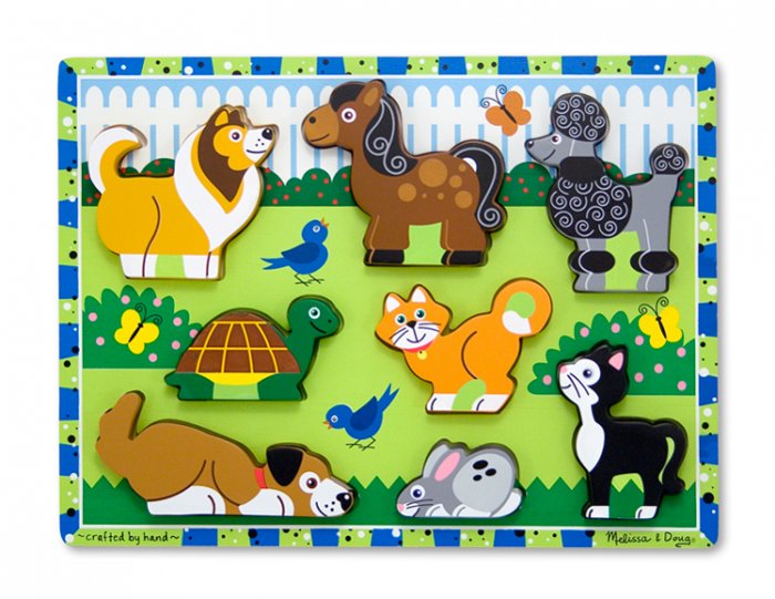 Pets Chunky - 8 piece Melissa & Doug puzzle - Ages 2+