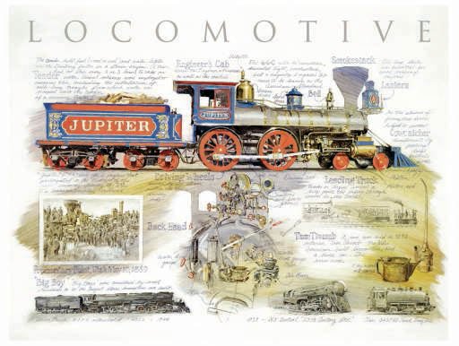 Locomotive - 500 piece SunsOut puzzle - for Ages 12+