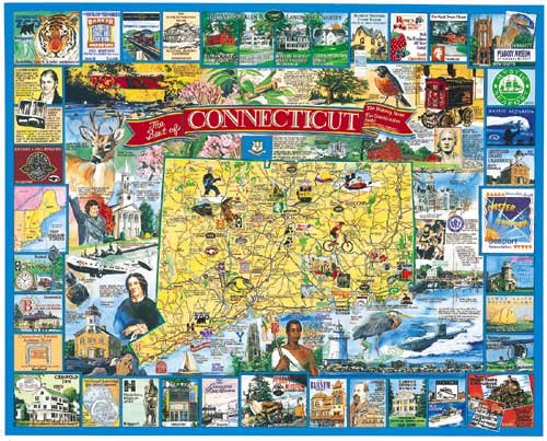 The Best of Connecticut - 1,000 piece White Mountain puzzle - for Ages 12+