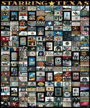 Starring Texas - 1,000 piece White Mountain puzzle - for Ages 12+