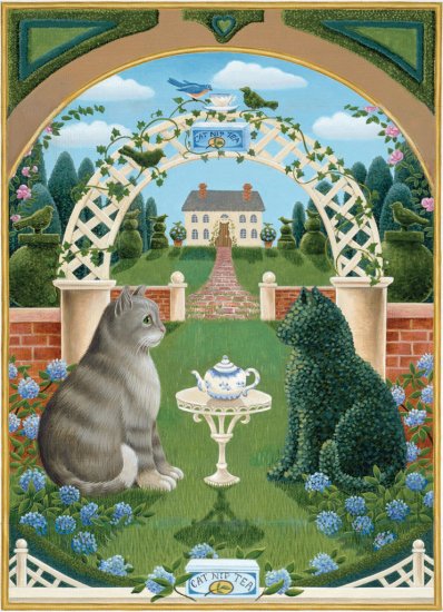 Feline Reflection - 1,000 piece Ravensburger puzzle - for Ages 12+