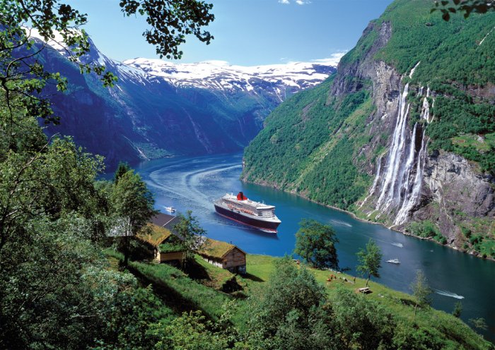 Norwegian Fjord - 1,000 piece Ravensburger puzzle - for Ages 12+