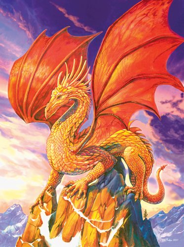 Windswept Dragon - 1,000 piece SunsOut puzzle - for Ages 12+