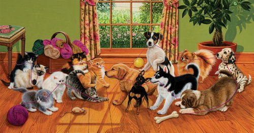 Tug of War - 500 piece SunsOut puzzle - for Ages 12+