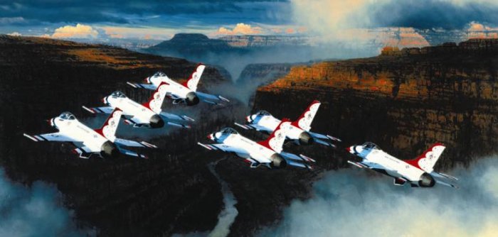 Thunder in the Canyon - 1,000 piece SunsOut puzzle - for Ages 12+