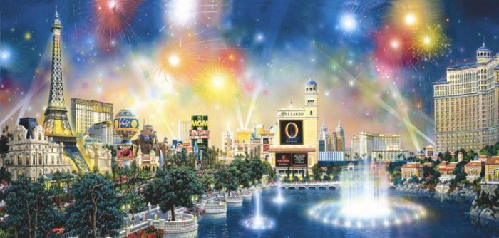 City of Lights - Las Vegas - 1,000 piece SunsOut puzzle - for Ages 12+