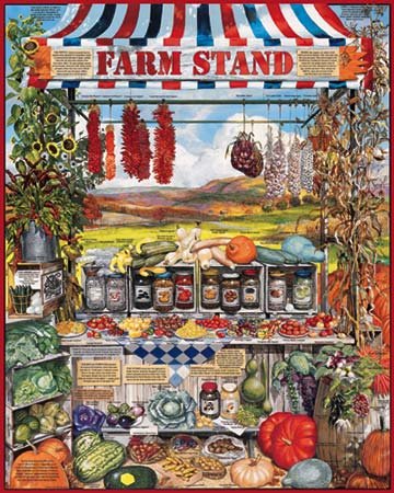 Farm Stand - 1,000 piece White Mountain puzzle - for Ages 12+