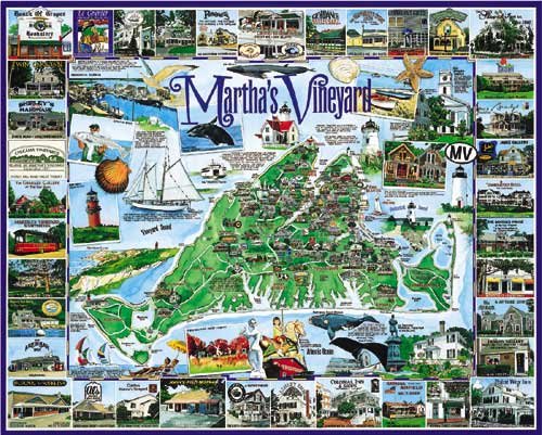 Martha's Vineyard - 1,000 piece White Mountain puzzle - for Ages 12+