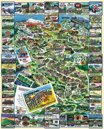 Mt. Washington Valley, New Hampshire- 1,000 piece White Mountain puzzle - for Ages 12+