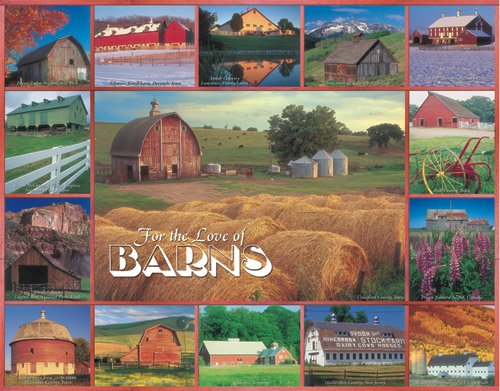 For The Love Of Barns - 1,000 piece White Mountain puzzle - for Ages 12+