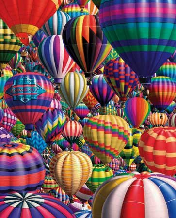 Hot Air Balloons - 1,000 piece White Mountain puzzle - for Ages 12+